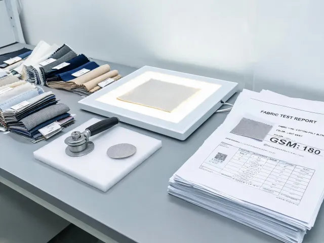 Textile lab review bench
